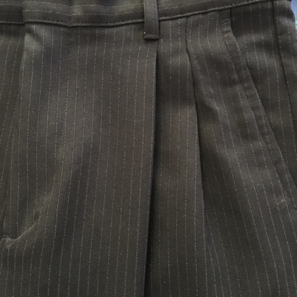 Black Dress Pants with Think White Stripes Sz 16 - Picture 3 of 7